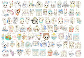 DIY Cream Bunny Acrylic Figurines Kit for Kids - Customizable Anime Characters